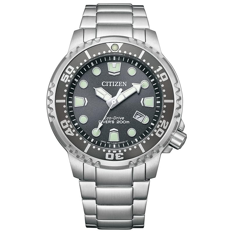 [ส่งตรงจากญี่ปุ่น】[Citizen] นาฬิกาข้อมือ Promaster Eco-Drive Diver 200M สีเทา สําหรับผู้ชาย Bn0167-50H
