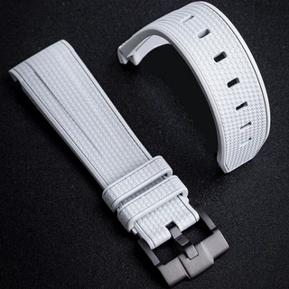 สายนาฬิกาสําหรับ Omega X Swatch Joint MoonSwatch สาย Seamaster 300 ผู้ชายผู้หญิง 20 มม.ยางซิลิโคนโค้ง End สร้อยข้อมือ Watchband