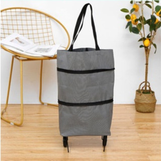 กระเป๋าผ้ามีล้อ พับได้ เป็นได้ทั้งเป้และรถเข็น | ออกแบบอเนกป…