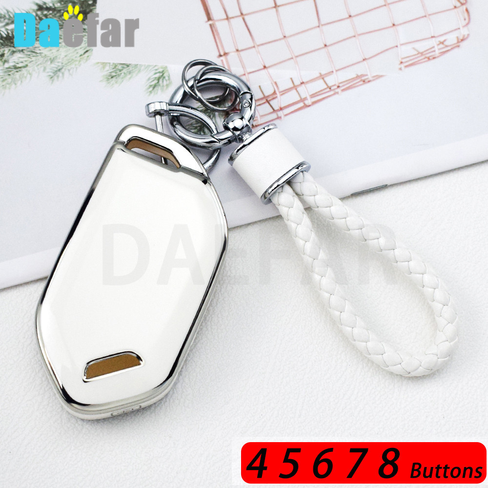 เคสกุญแจรีโมตรถยนต์ สีเงิน สําหรับ Hyundai 5 6 7 8 ปุ่ม Kia Carnival EV9 Picanto GT Line 2024