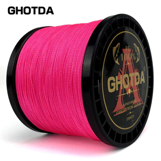 GHOTDA 1000/500/300/100M 8 Strands 4 Strands Braid PE สายตกปลา Smooth Multifilament สายตกปลา 8/4 สานตกปลาสายถัก tali mancing