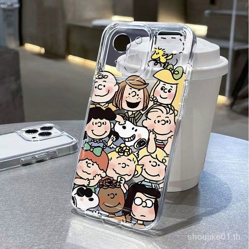 Jm เคสโทรศัพท์มือถือ กันกระแทก ลายสนูปปี้ เรียบง่าย สําหรับ Apple Iphone 15 14promax 13 12 11 xs xr