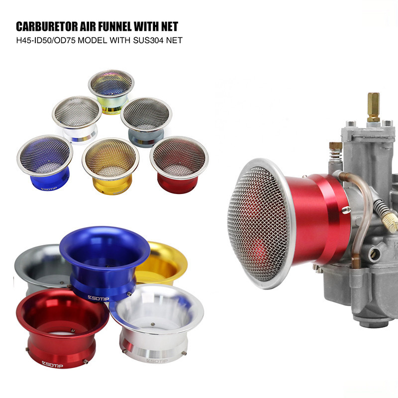 Motorcycle Carburetor Air Filter Wind Cup With Mesh For Keihin MIKUNI PWK 21-34mm PE 28-30mm