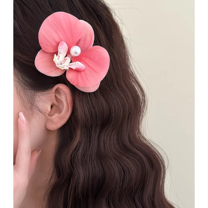 Phalaenopsis กิ๊บติดผม ลายดอกไม้ 8.5*9 ซม. 2024