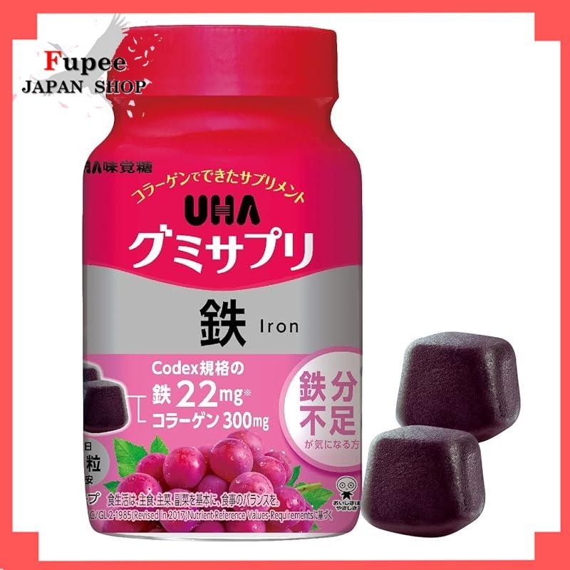 UHA Gummi Sugar UHA Gummi Supplement Iron 30 days 60.0 capsules