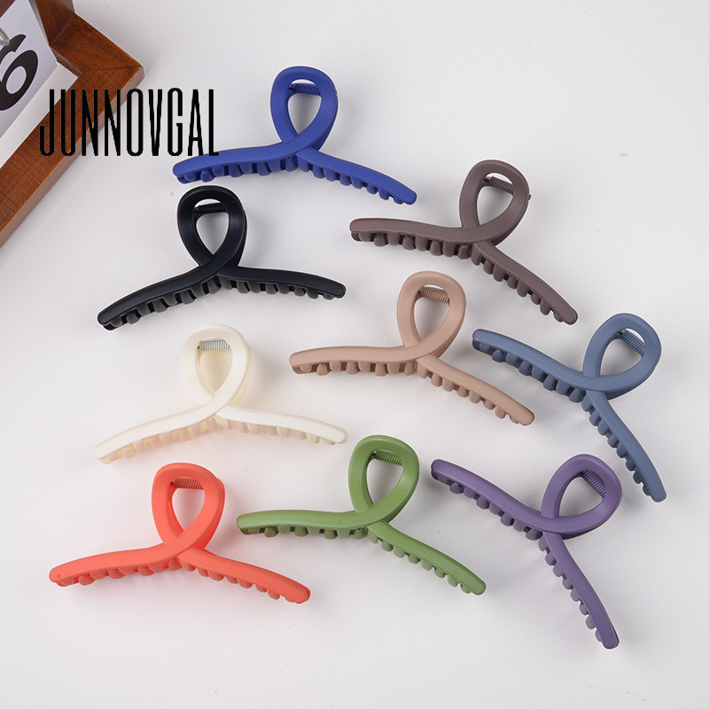 Junnovgal ใหม่ กิ๊บติดผม สีพื้น เข้ากับทุกการแต่งกาย สําหรับผู้หญิง 2024