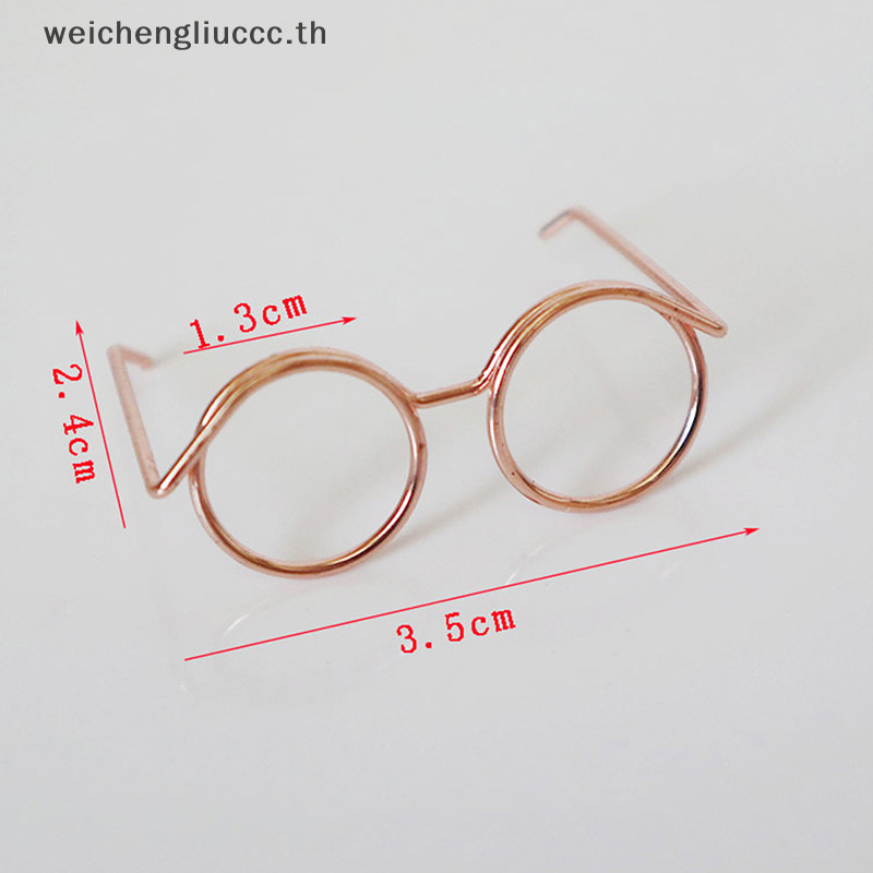 Th โมเดลแว่นตาจิ๋ว ขนาด 3.5 ซม. DIY สําหรับตกแต่งบ้านตุ๊กตา BGH