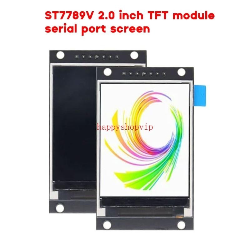 Hsv วงจรรวม ST7789V 240RGBx320 Dot-Matrix SPI หน้าจอ TFT LCD 2 0 นิ้ว