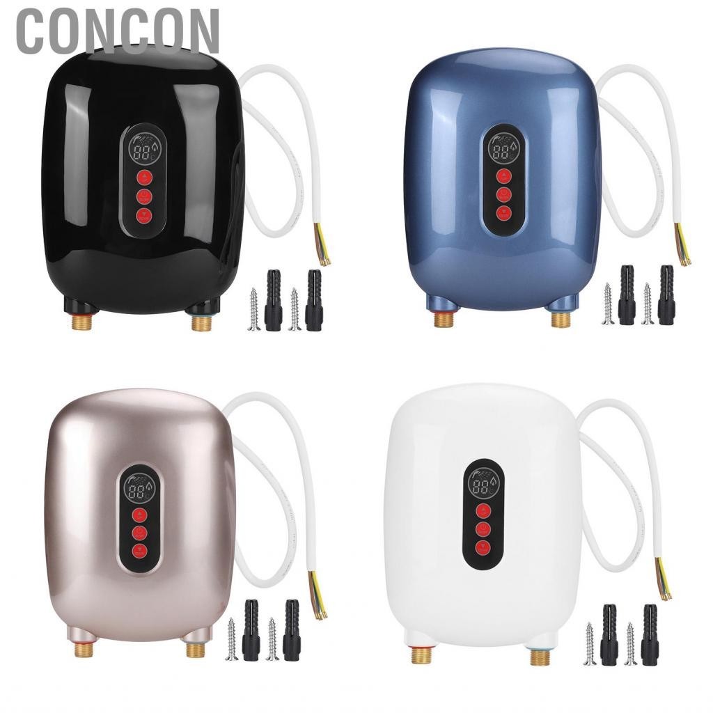 Concon Water Heater  Tankless Electric 6500W Instant for Bathroomkitchen