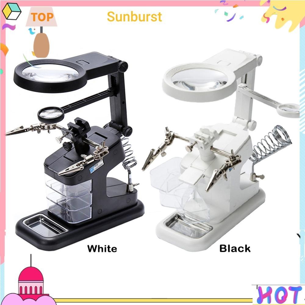 แว่นขยายเชื่อม พร้อมไฟ LED 10 ดวง [Sunburst11.th]