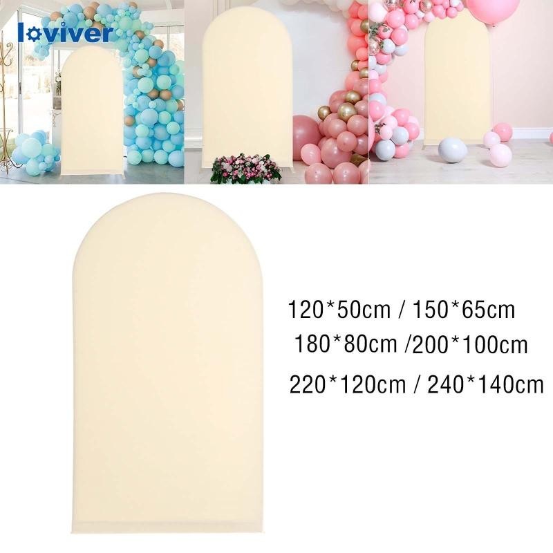 [Loviver] ผ้าคลุมซุ้มประตู แนวโรแมนติก สําหรับเจ้าสาว งานเลี้ยง งานแต่งงาน