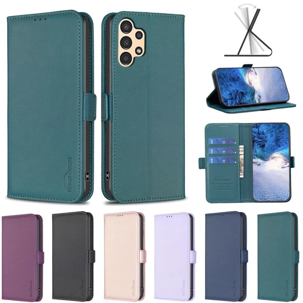 เคสโทรศัพท์มือถือหนัง ฝาพับแม่เหล็ก พร้อมช่องใส่บัตร สําหรับ Samsung Galaxy A41 A42 5G A50 A51 4G A53 A54 A55 A70 A71 4G A72 A73