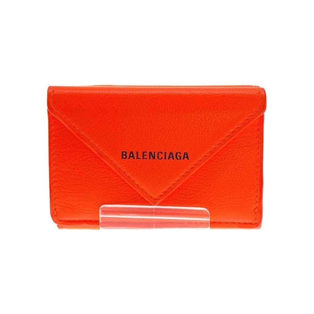 กระเป๋าใส่เหรียญ Balenciaga 391446 Pvc สีส้ม ส่งตรงจากญี่ปุ่น มือสอง
