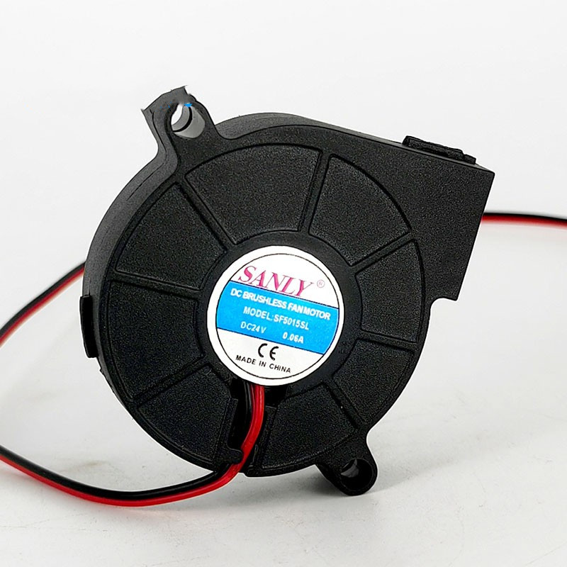 SANLY5015 5 ซม. 12V 24V 0.06A SF5015SL Ultra Quiet Humidifier Turbo พัดลมระบายความร้อน