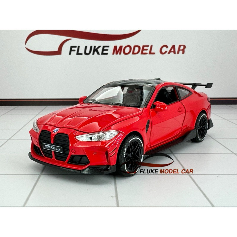 โมเดลรถ โมเดลรถ BMW M4 COUPE 1:32 🔥 มีไฟ มีเสียง 🔥 โมเดลรถเหล็ก