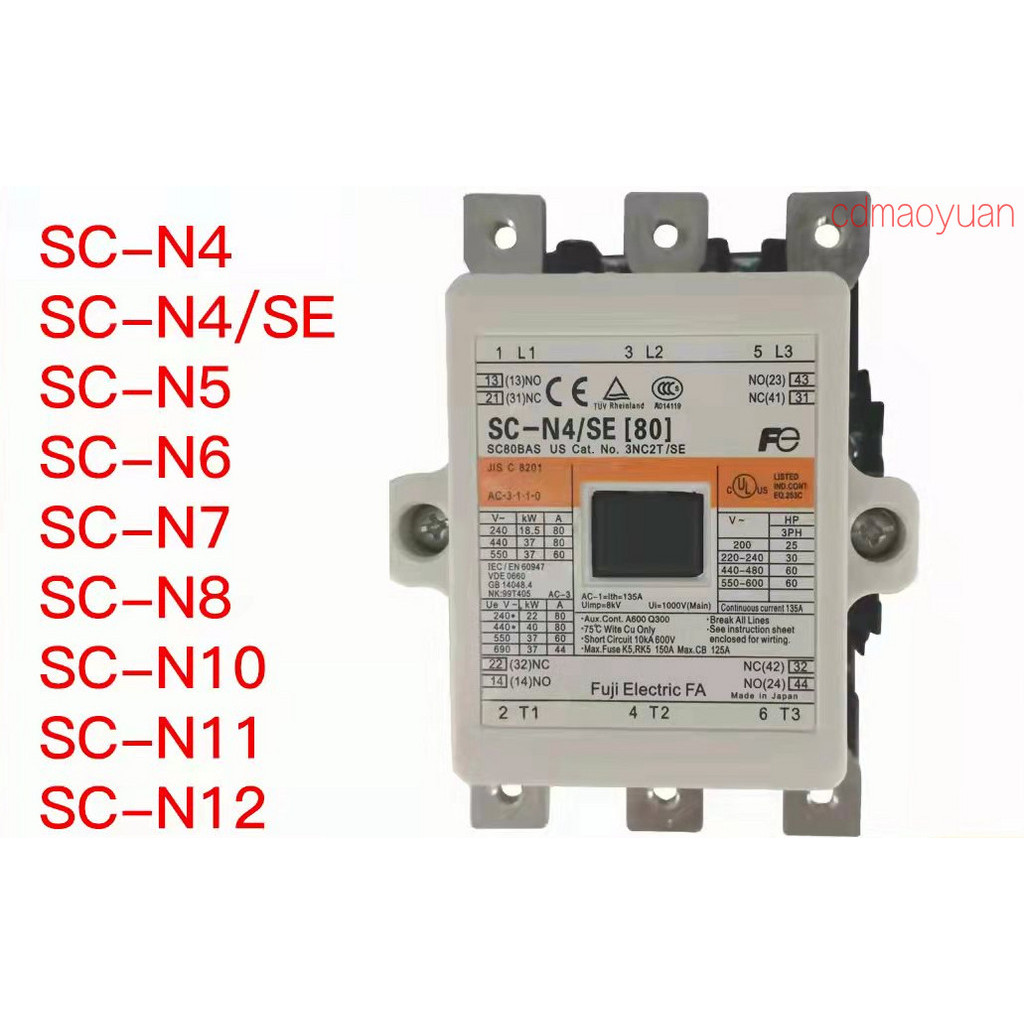 SC-N4/SE SC-N6 SC-N7 SC-N5A Fuji AC Contactor
