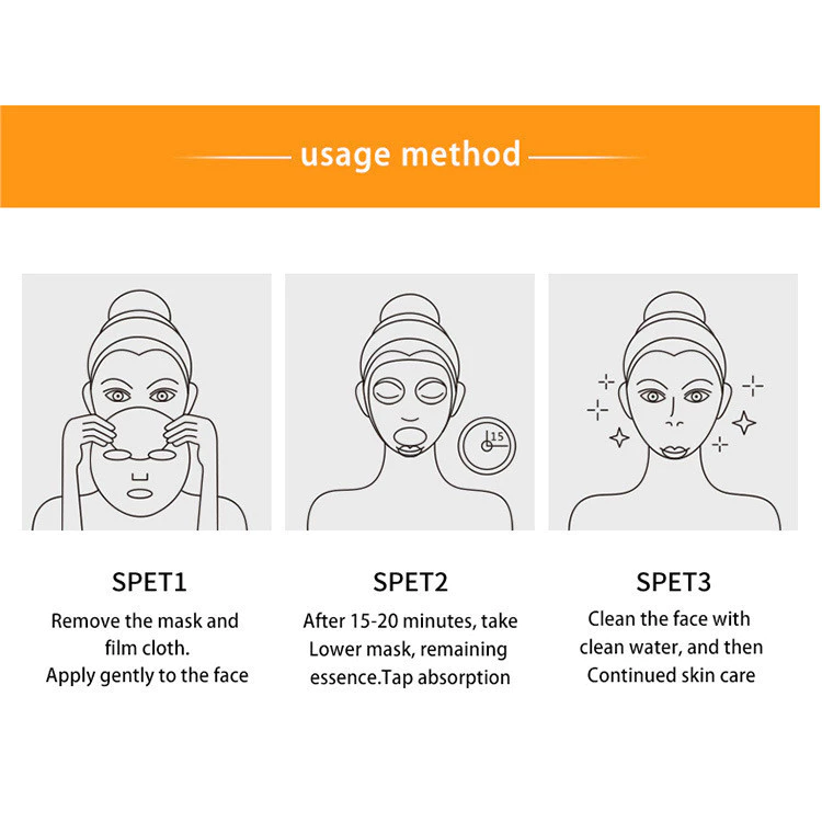ZOZU VC Mask Vitamin C Mask Vitamin C สูตรเอสเซนส์วิตามินซี ทำให้ผิวสว่าง โปร่งแสง ขาวใส ลดเลือนริ้วรอย 10/20/30 แผ่น thumbnail 9