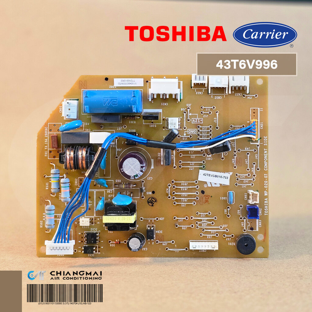 43T6V996 (แกะเครื่อง) แผงวงจรแอร์ Carrier แผงบอร์ดแอร์แคเรียร์ บอร์ดคอยล์เย็น รุ่น 42TEVGB010-703, R