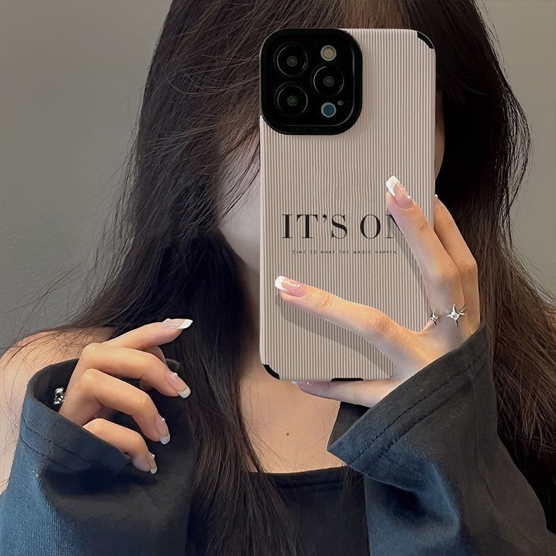 เคสโทรศัพท์มือถือ ลายภาษาอังกฤษ เรียบง่าย สําหรับ iPhone7 7plus 8 8plus xs xr 11 12 13 14 15 Pro Plus Promax