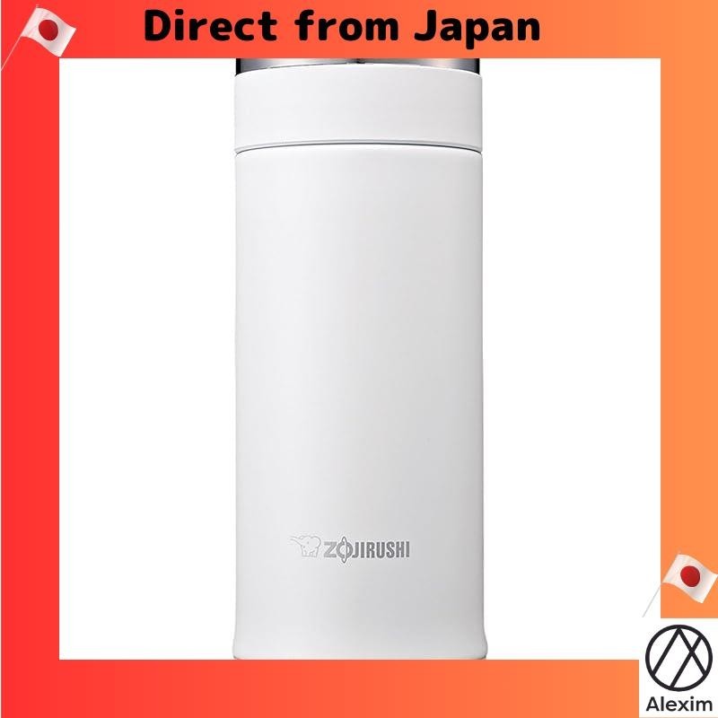 [ส่งตรงจากญี่ปุ่น] Zojirushi ขวดน้ําสเตนเลส มีฉนวนกันความร้อน น้ําหนักเบา 360 มล. สีขาว Sm-Jf36-Wa
