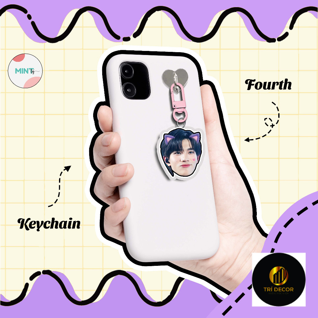 [ทํามือ] พวงกุญแจโทรศัพท์ Idol - GeminiFourth Idol Phone Keychain