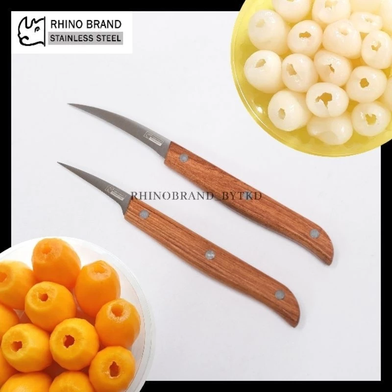 Rhino brand มีด มีดคว้าน มีดแกะสลัก มีดคว้านเม็ด มีดคว้านเงาะ มีดคว้านมะยงชิด No.2312 3312 by TKD