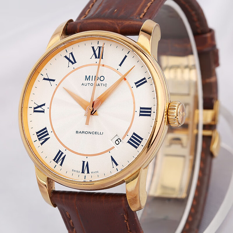 Mido นาฬิกาข้อมืออัตโนมัติ 38 มม. สีขาว สําหรับผู้ชาย M8600.2.21.8