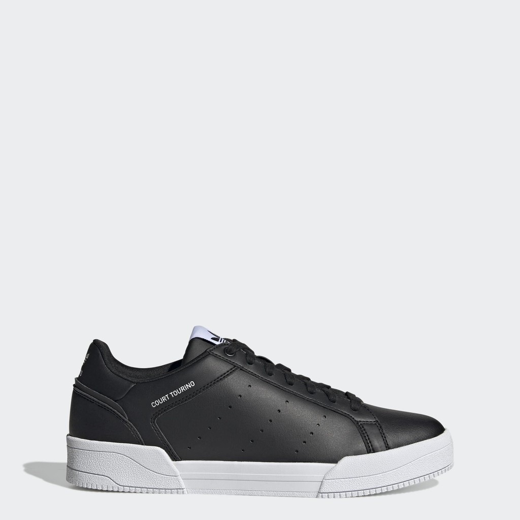 adidas ไลฟ์สไตล์ รองเท้า Court Tourino ผู้ชาย สีดำ H02176