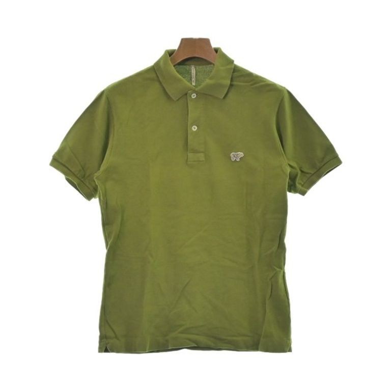 Polo Si SCYE BASICS M asics Shirt green Direct from Japan Secondhand