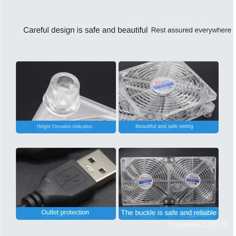 พัดลม usb พัดลมระบายความร้อน เราเตอร์ USB 5V เสียงเงียบพิเศษ สําหรับครัวเรือน G4QG