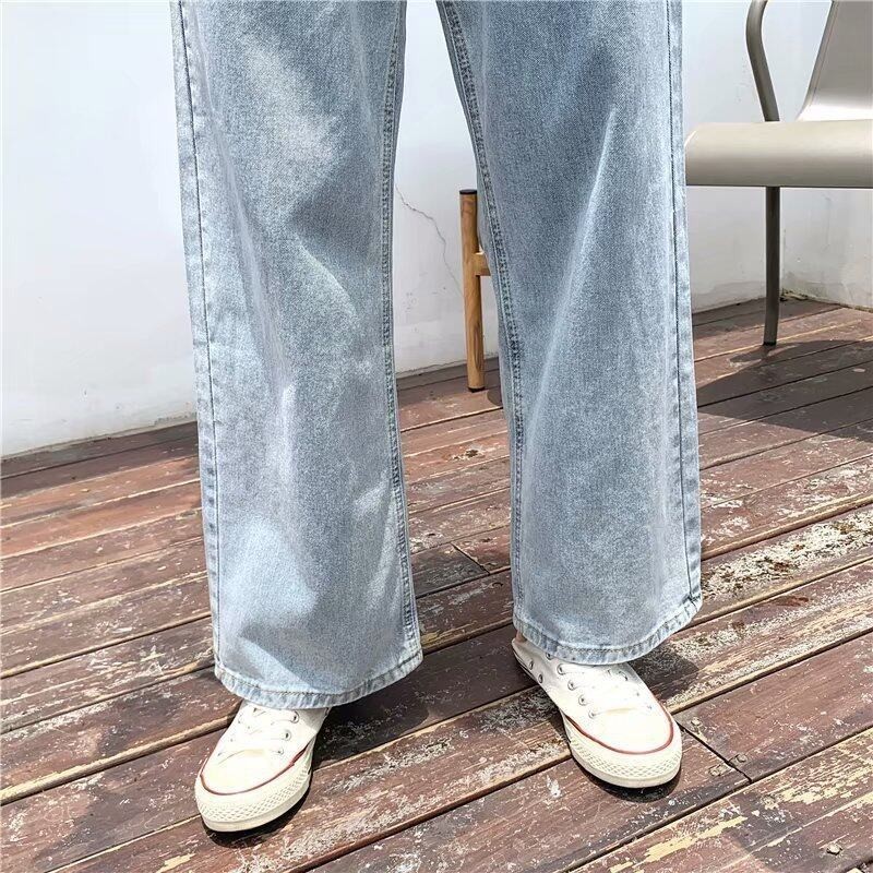 NINGFASHION กางเกงยีนส์ขายาวผู้หญิงทรงกระบอก สียีนส์ รุ่น W8119 - รูปที่ 2