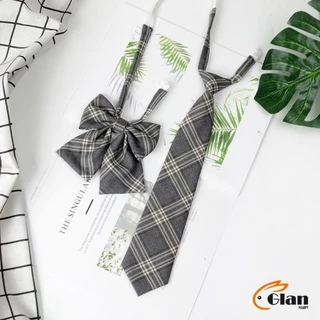 Glanxuan เนคไทแฟชั่นสำเร็จรูป โบว์นักเรียนญี่ปุ่น JK ปรับขนาดได้ necktie