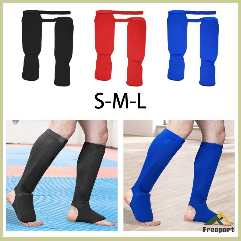 [Szgqmyyx1] Shin Instep Guards ลูกวัวสําหรับ Sparring Boxing Training Arts