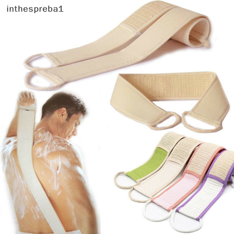 Inthespreba1^^ ใยบวบขัดผิว สายรัดหลัง อาบน้ํา ฟองน้ําขัดตัว *ใหม่
