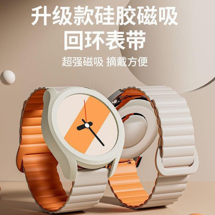 สายนาฬิกาข้อมือซิลิโคน สองสี สําหรับ Huawei gt4 Samsung 22 มม. Garmin gt3