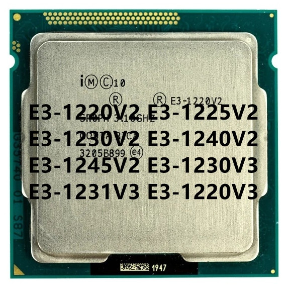 E3-1250V2 E3-1250V2 E3-1230V2 E3-1250V2 E3-1240V2 E3-1270V3 E33 3-1231V3 E3 LGA 1155 CPU โปรเซสเซอร์