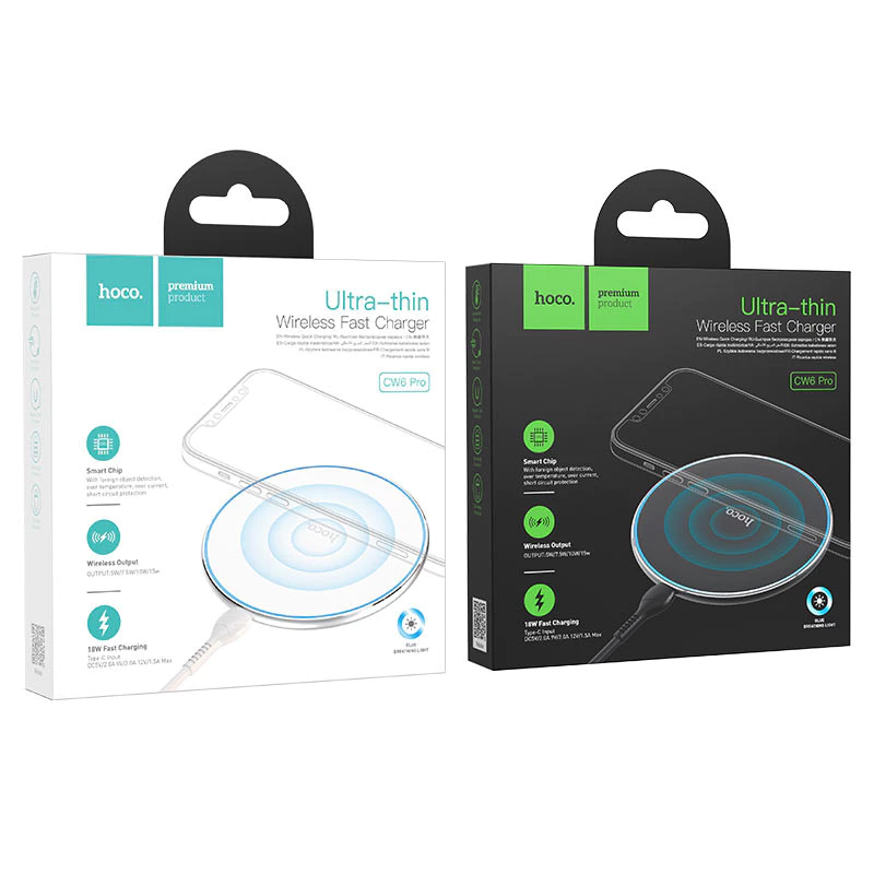 HOCO CW6 Pro แท่นชาร์จไร้สาย 2in1 ดีไซน์พรีเมียม จ่ายไฟ 15W สมาร์ทโฟน / หูฟังไร้สาย Qi Wireless [AF] thumbnail 3