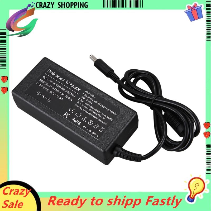 19.5v 3.34A 65W AC Adapter แล็ปท็อปชาร์จสําหรับ Dell Inspiron 15 3000 5000 Series 15 3552 3558 5567 แหล่งจ่ายไฟ 4.5X3.0