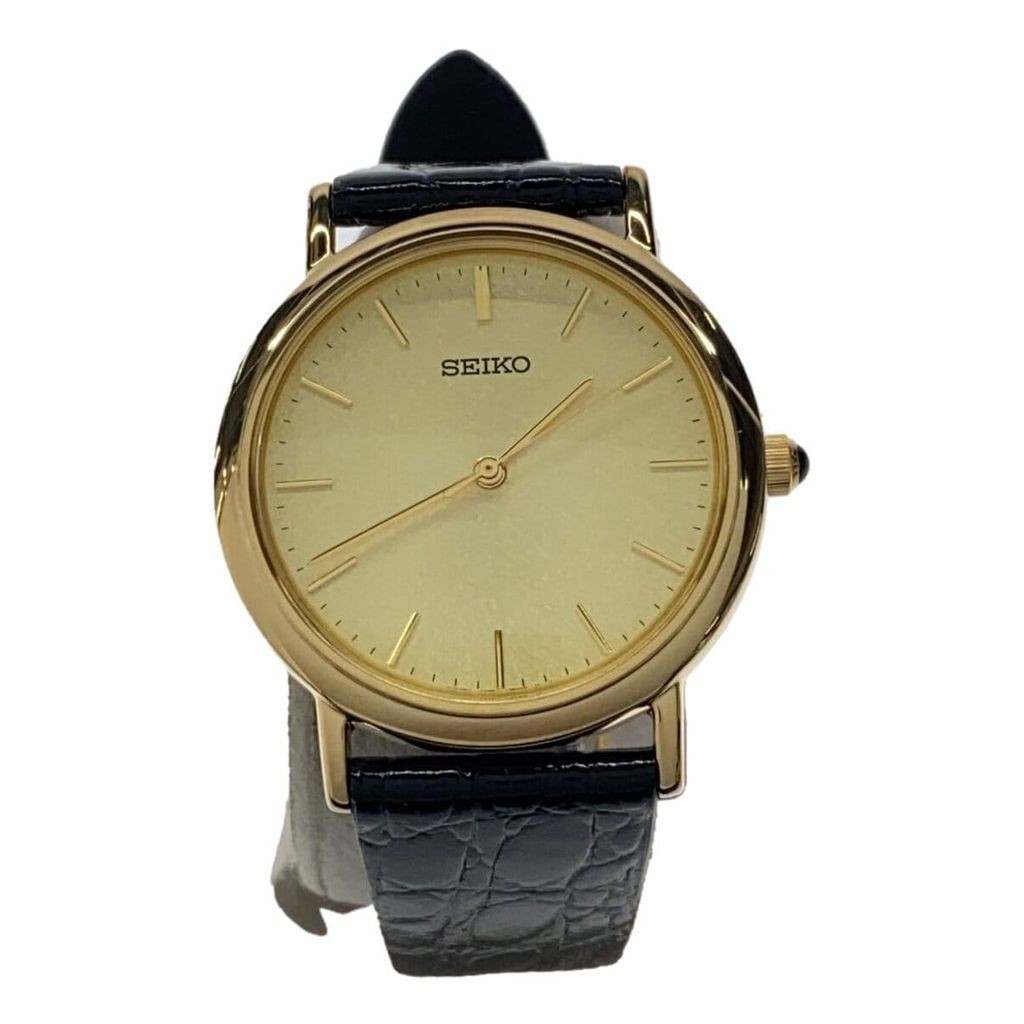 Seiko(ไซโก) SEIKO Men's Watch Quartz Analog GLD BLK 7N01-HZB0 Direct from Japan Secondhand