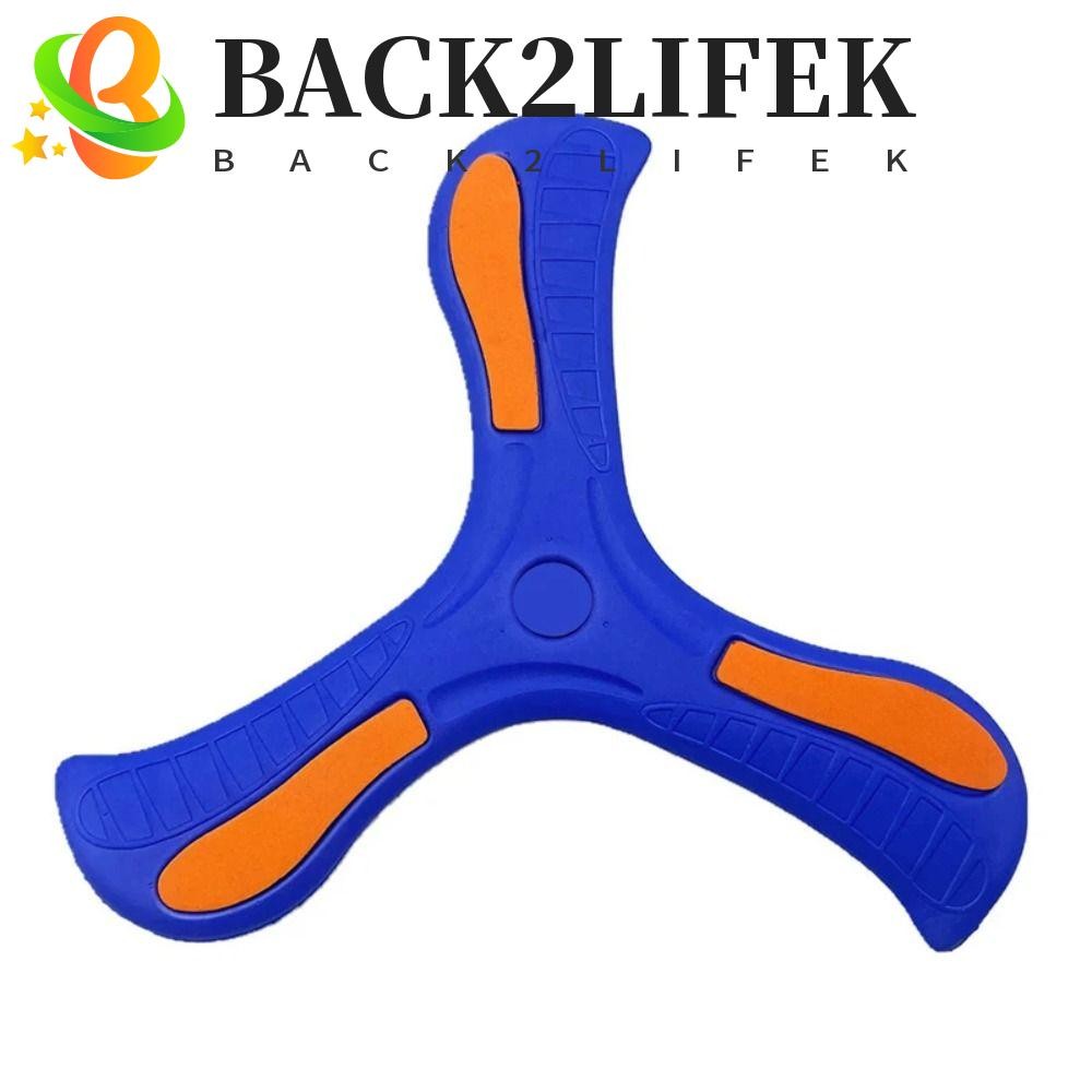 Back2lifek Flying Boomerang Toy, Fast Catch Returning Three-leaf Throw Catch Game Toy, Interactive T