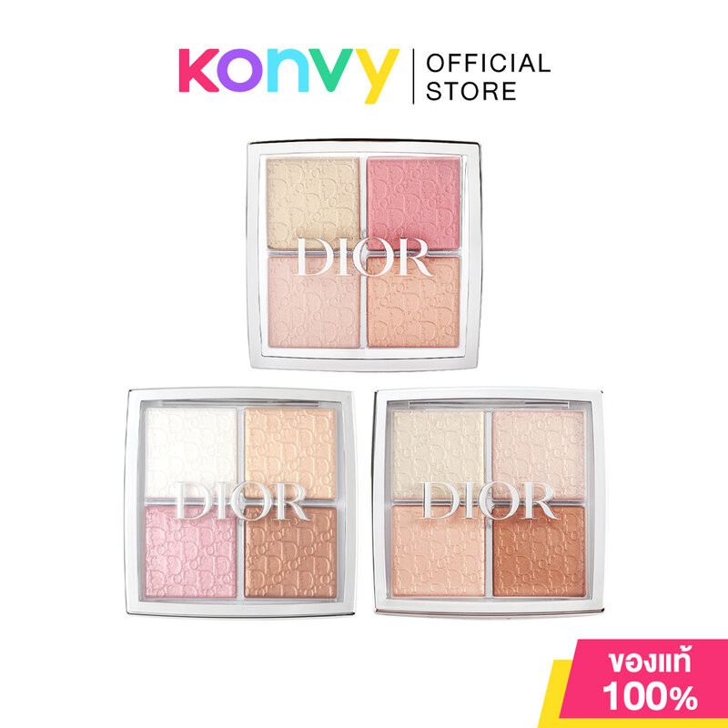 Dior Backstage Glow Face Palette Highlight & Blush 10g ดิออร์ พาเลทไฮไลท์และบลัชออน 4 เฉดสี