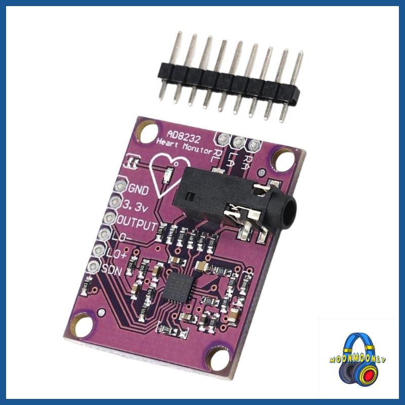 Mommy AD8232 เครื่องวัดอัตราการเต้นของหัวใจ เซ็นเซอร์ บอร์ดพัฒนาการวัด ECGs