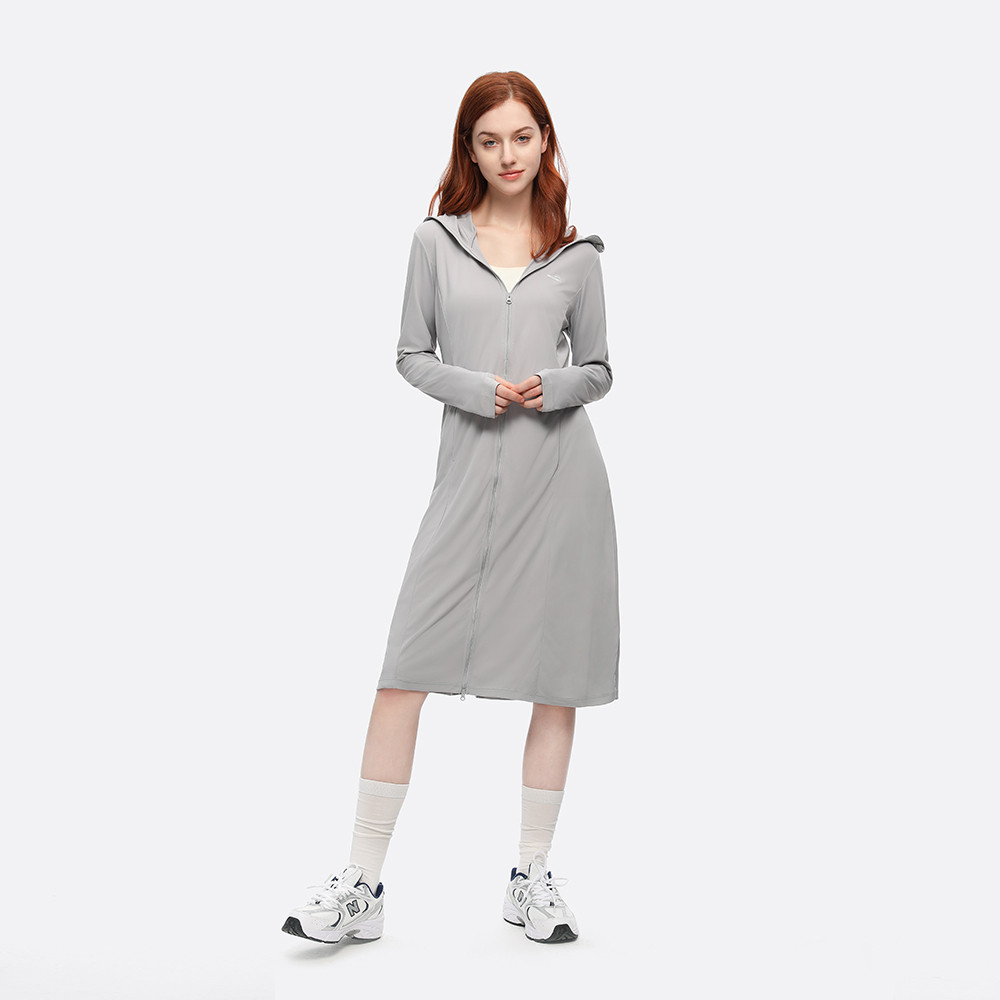 Ohsunny ผู้หญิงเทรนช์กันแดดป้องกันยาวเสื้อระบายอากาศมีฮู้ด UV เสื้อกันแดดเสื้อผ้า UPF50+