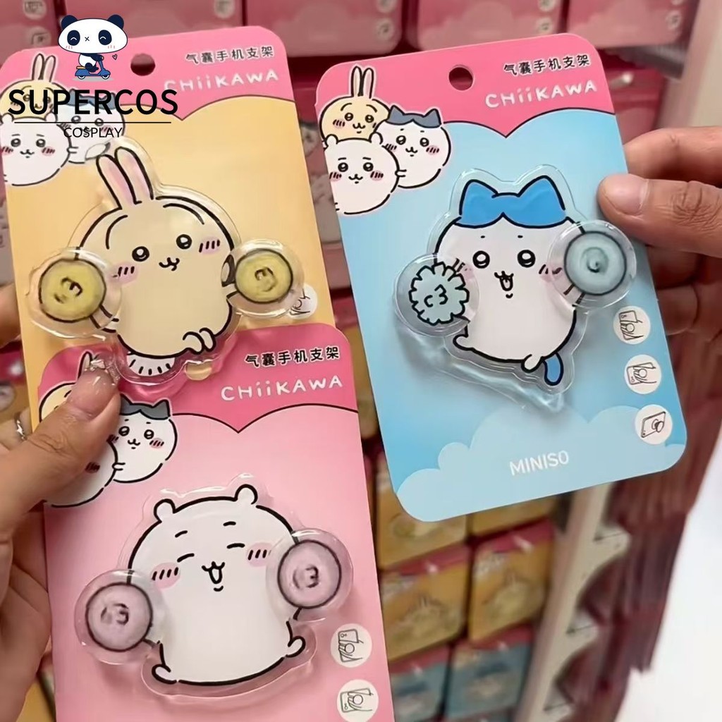 ที่วางโทรศัพท์ลายการ์ตูน Chikawa น่ารักหมุนได้ Usagi Hachiware ขาตั้งโทรศัพท์