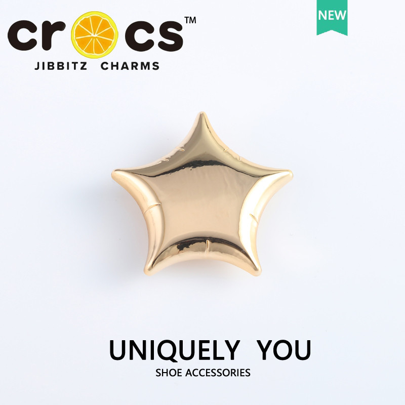 JIBBITZ cross charms ตัวติดรองเท้า ทองแดงคุณภาพสูง ตัวติดรองเท้า cross