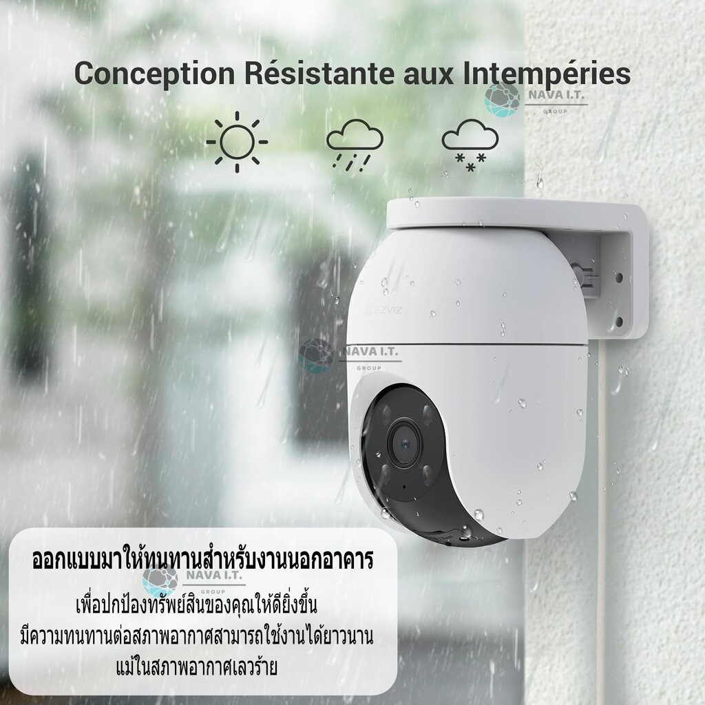🛵มีส่งด่วน💨 EZVIZ C8C 3K 4MP / 5MP CAMERA WI-FI แบบแพนและเอียง รับประกัน 2 ปี