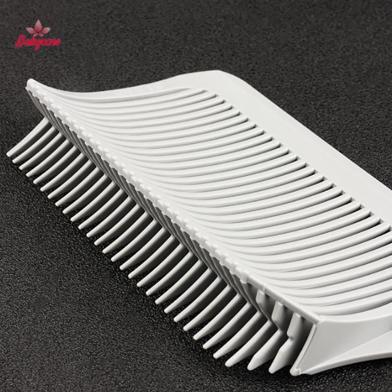 BYCE> หวีซีดจางตัดผมแบนผม Cutg หวีสําหรับชายทนความร้อน Fade แปรงใหม่ - รูปที่ 4