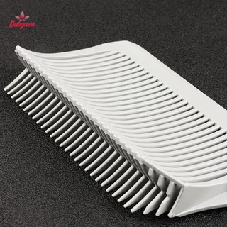 BYCE> หวีซีดจางตัดผมแบนผม Cutg หวีสําหรับชายทนความร้อน Fade แปรงใหม่