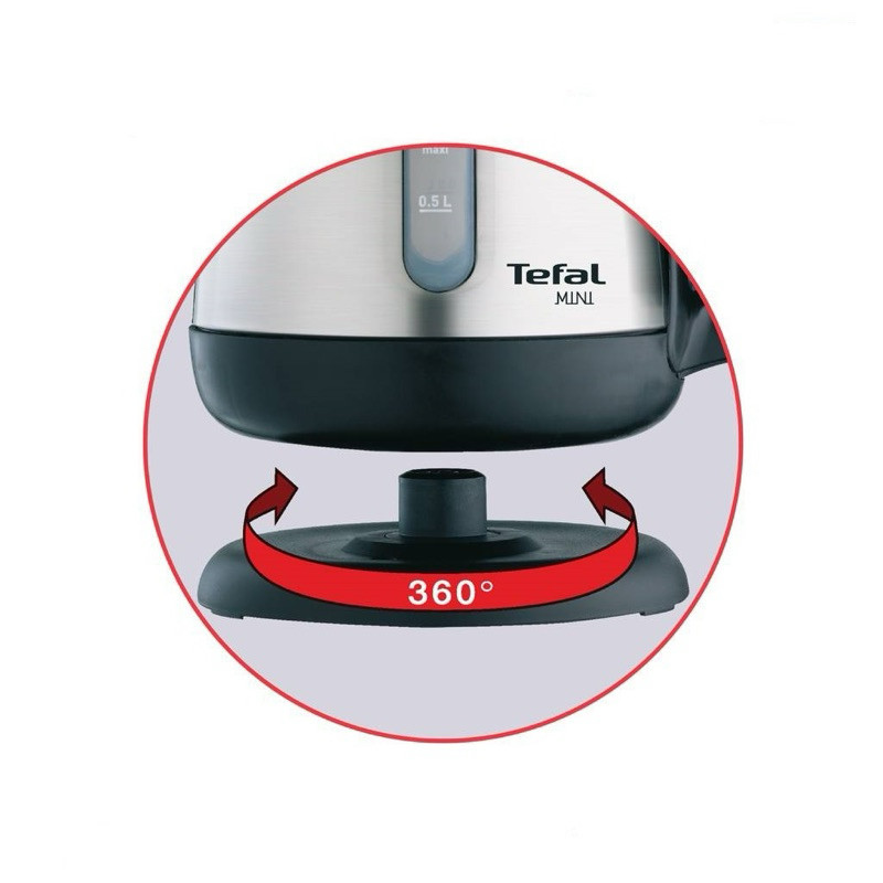 กาต้มน้ำ TEFAL กาต้มน้ำไฟฟ้า รุ่น BI81252A  ความจุ 0.8 ลิตร กำลังไฟ 2,200 วัตต์ ฐานหมุนได้ 360 องศา