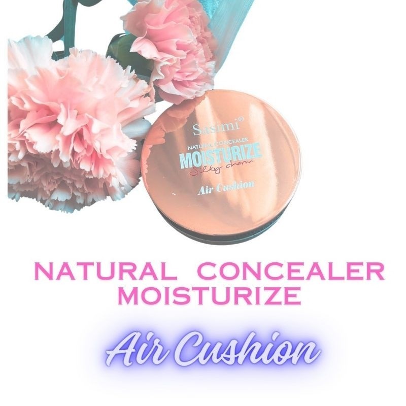 Sasimi Air Cushion BB S93009 คุชชั่น ปกปิดรอยสิว จุดด่างดำ มีเนื้อบางเบา ให้ความรู้สึกสบายผิว ในตลับมีพัฟสำหรับทา--